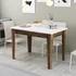 Kép 1/6 - Étkező asztal Kiev 505 - Walnut, White