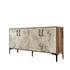 Kép 6/6 - Konzolasztal Kiev 160 - Diós, Fehér Marble