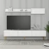 Kép 1/6 - TV szekrény Lyon 2 - Fehér, Arany