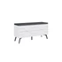 Kép 8/9 - Cipőtároló Dune Bench - Fehér