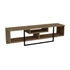 Kép 3/4 - TV szekrény Asal (150) - Walnut, Black