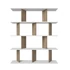 Kép 4/5 - könyvespolc Grace - White, Walnut