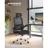 Kép 2/9 - irodai szék, ergonomikus, hálós szék deréktámasszal és állítható fejtámlával, fekete Kép 2/9 - irodai szék, ergonomikus, hálós szék deréktámasszal és állítható fejtámlával, fekete