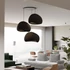 Kép 3/7 - Függőlámpa - Wabi Sabi Claylights - Fekete