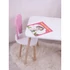 Kép 1/3 - Gyerekasztal székekkel Bunny One Chair Set - Pink, White