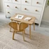 Kép 3/4 - Gyerekasztal székekkel Mickey One Chair Set - Brown