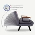 Kép 8/8 - 2 személyes kanapéágy Homoko 2-Seater - Szürke