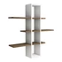 Kép 4/5 - Fali polc Ardo - Walnut, White Kép 4/5 - Fali polc Ardo - Walnut, White