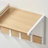 Kép 6/8 - Lebegő polcok, falra szerelhető akasztós polcok, tölgy fehér