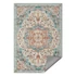Kép 3/7 - Vintage stílusú, gépben mosható szőnyeg 120 x 170, aqua blue