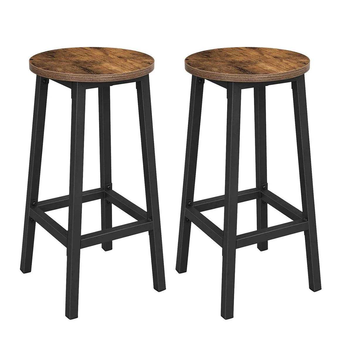 Bárszék, erős acélvázas konyhaszékek 2 db-os készlet