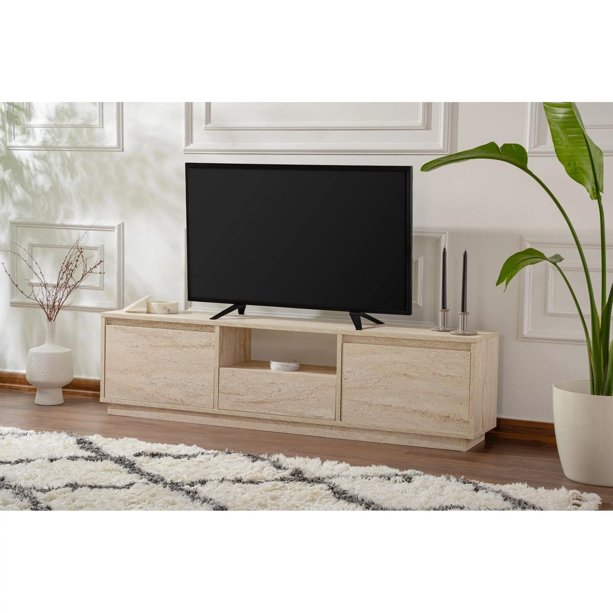 TV szekrény Vanguard - Travertine