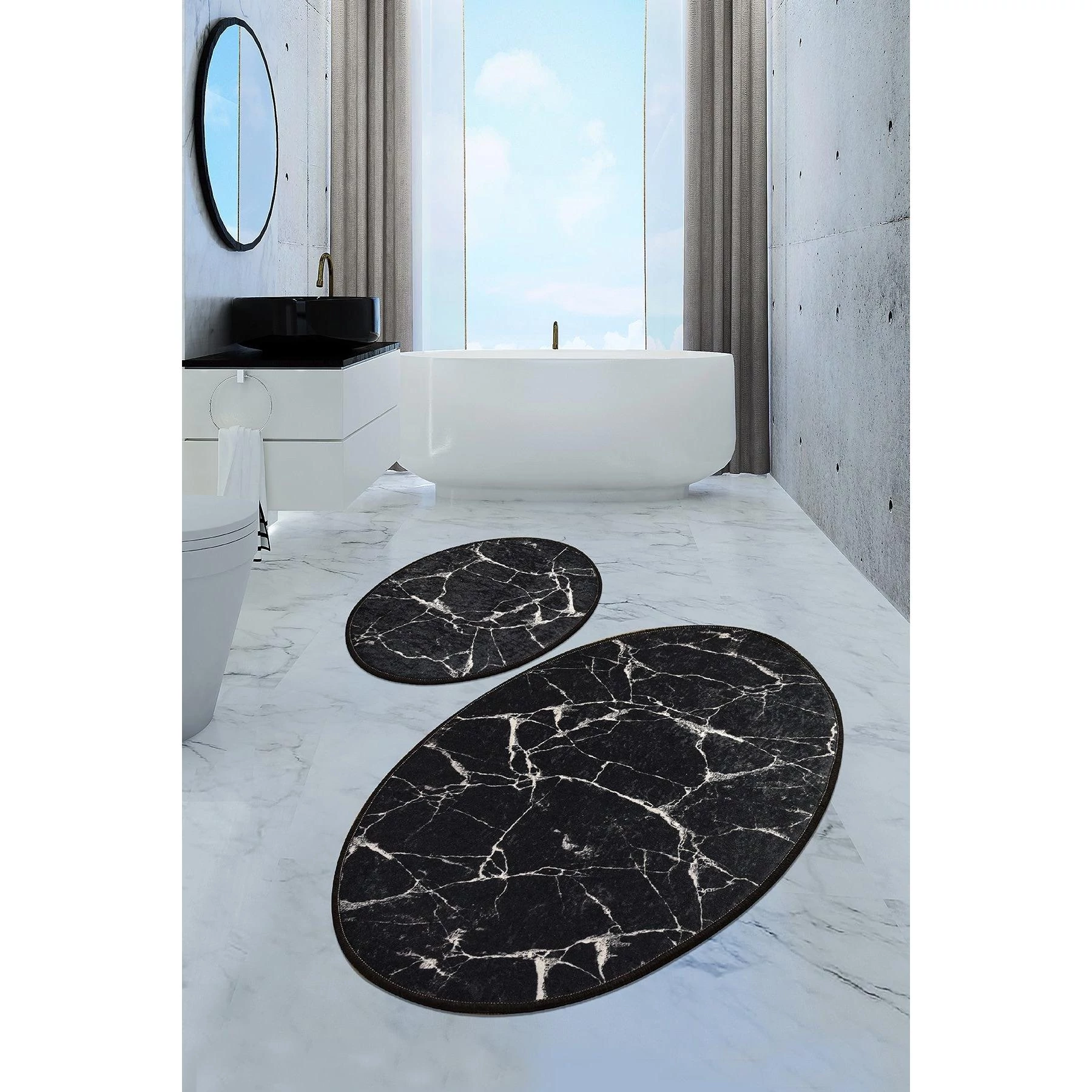 Fürdőszobaszőnyeg Szett (2 db) Marble Djt