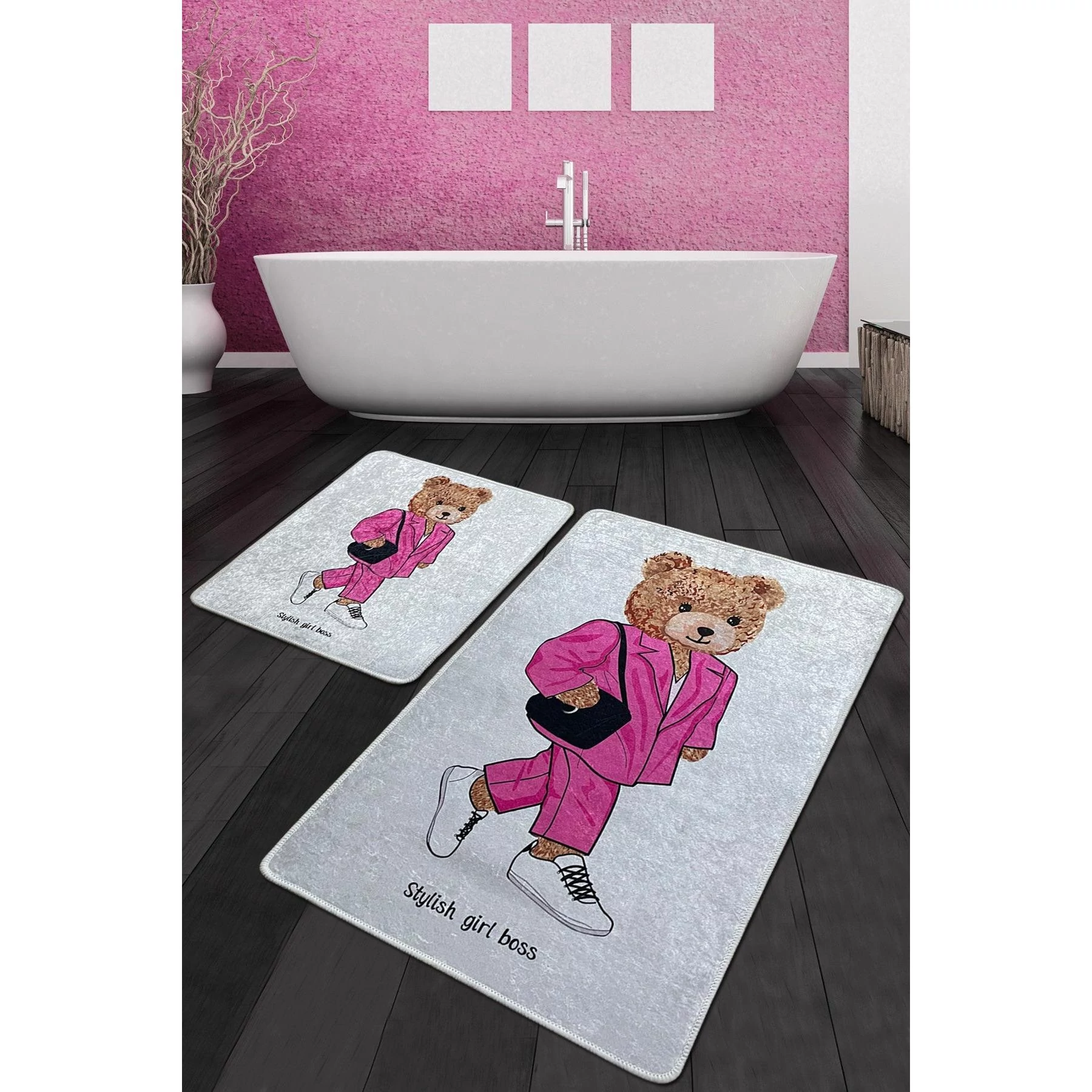 Fürdőszobaszőnyeg Szett (2 db) Boss Girl Djt