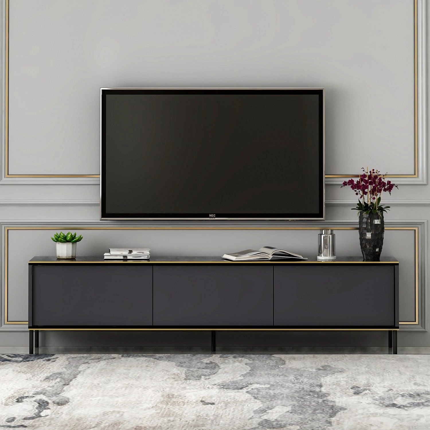 TV szekrény Imaj - Anthracite