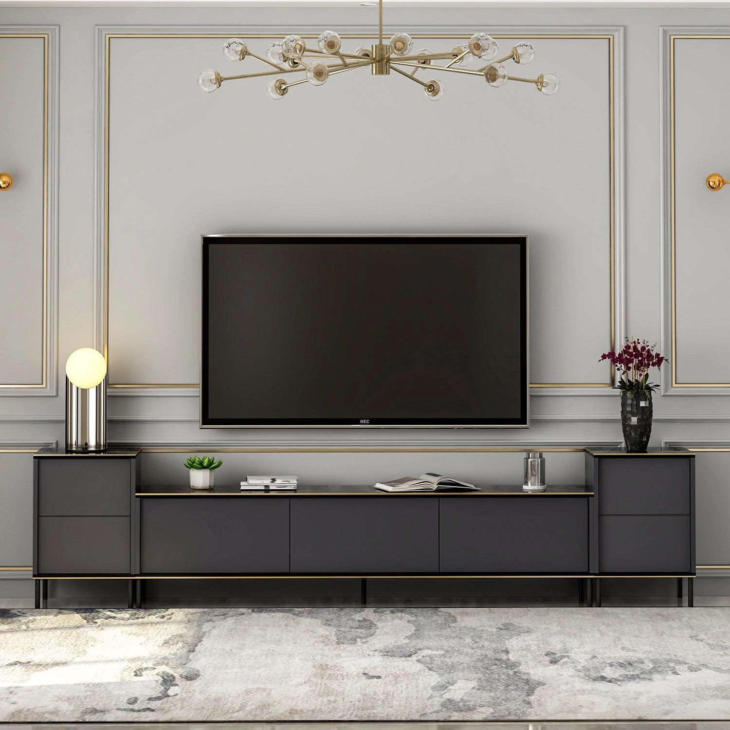 TV szekrény Imaj - Anthracite
