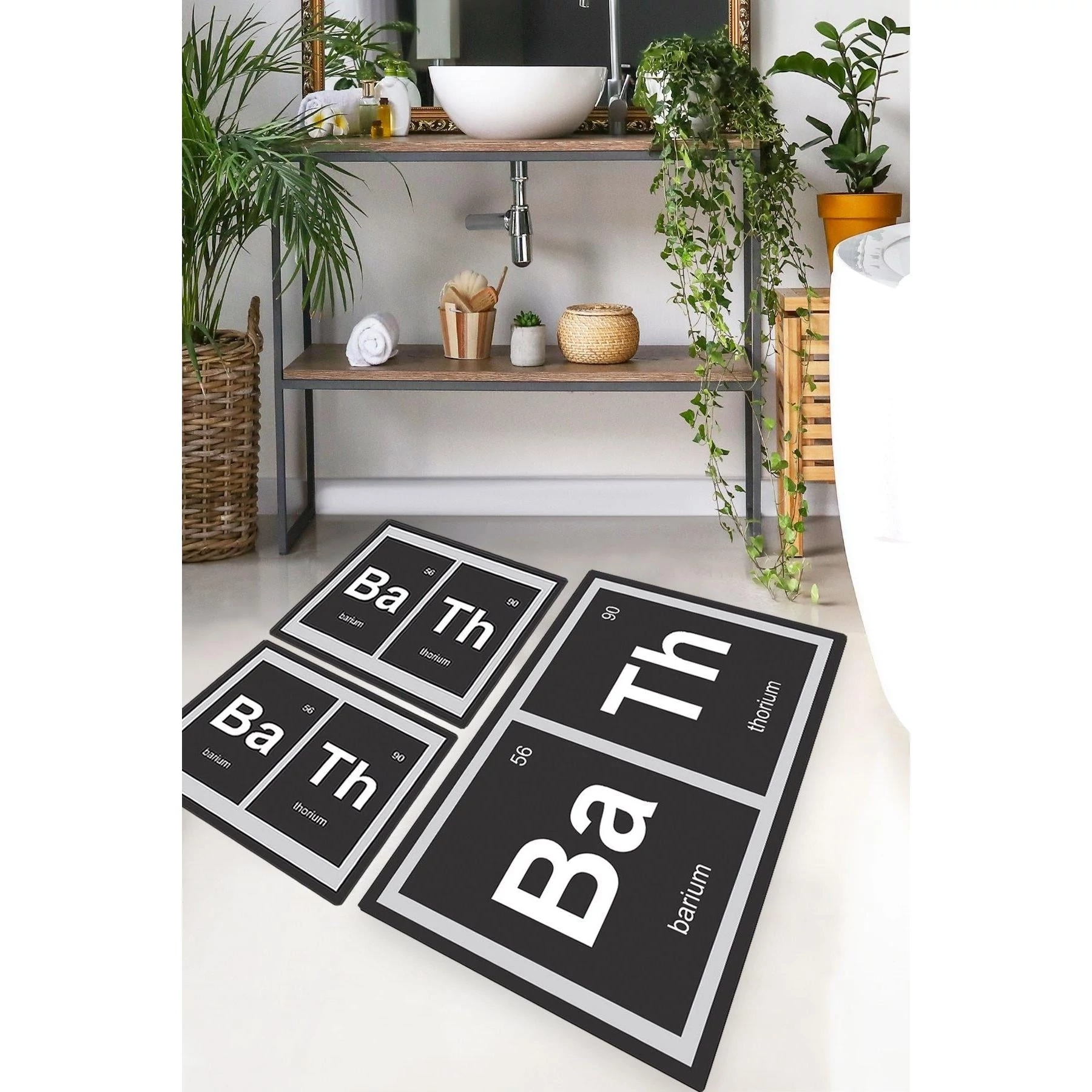 Fürdőszobaszőnyeg Szett (3 db) Barium