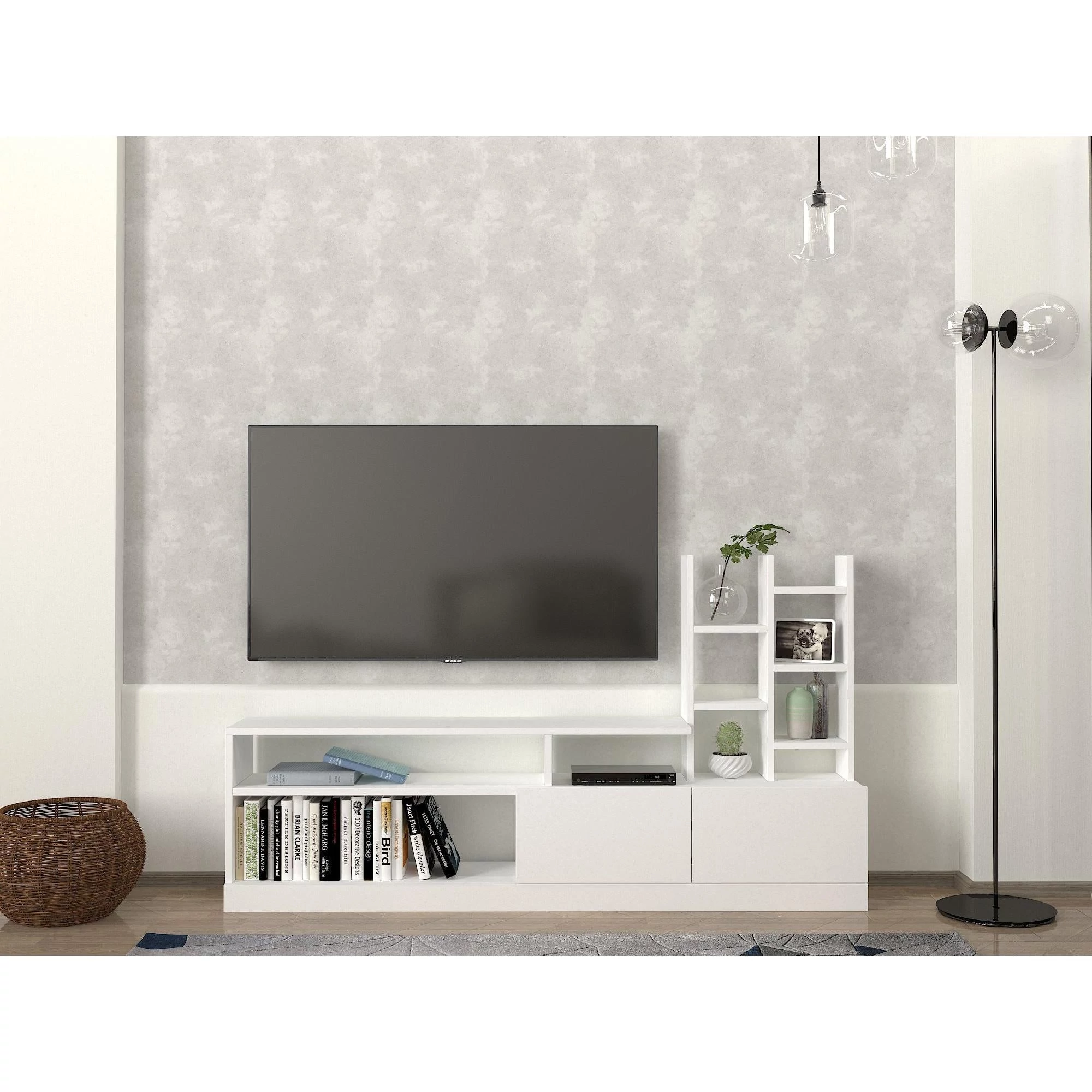 TV szekrény Dolunay - Fehér