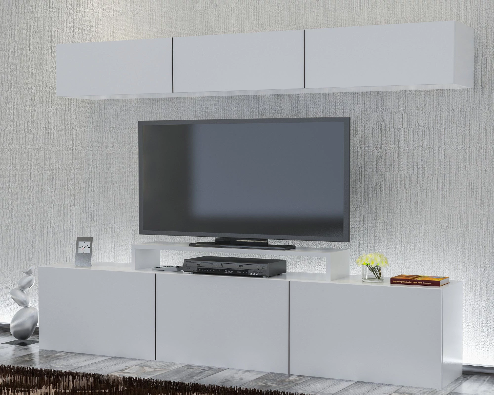 TV szekrény Line - White