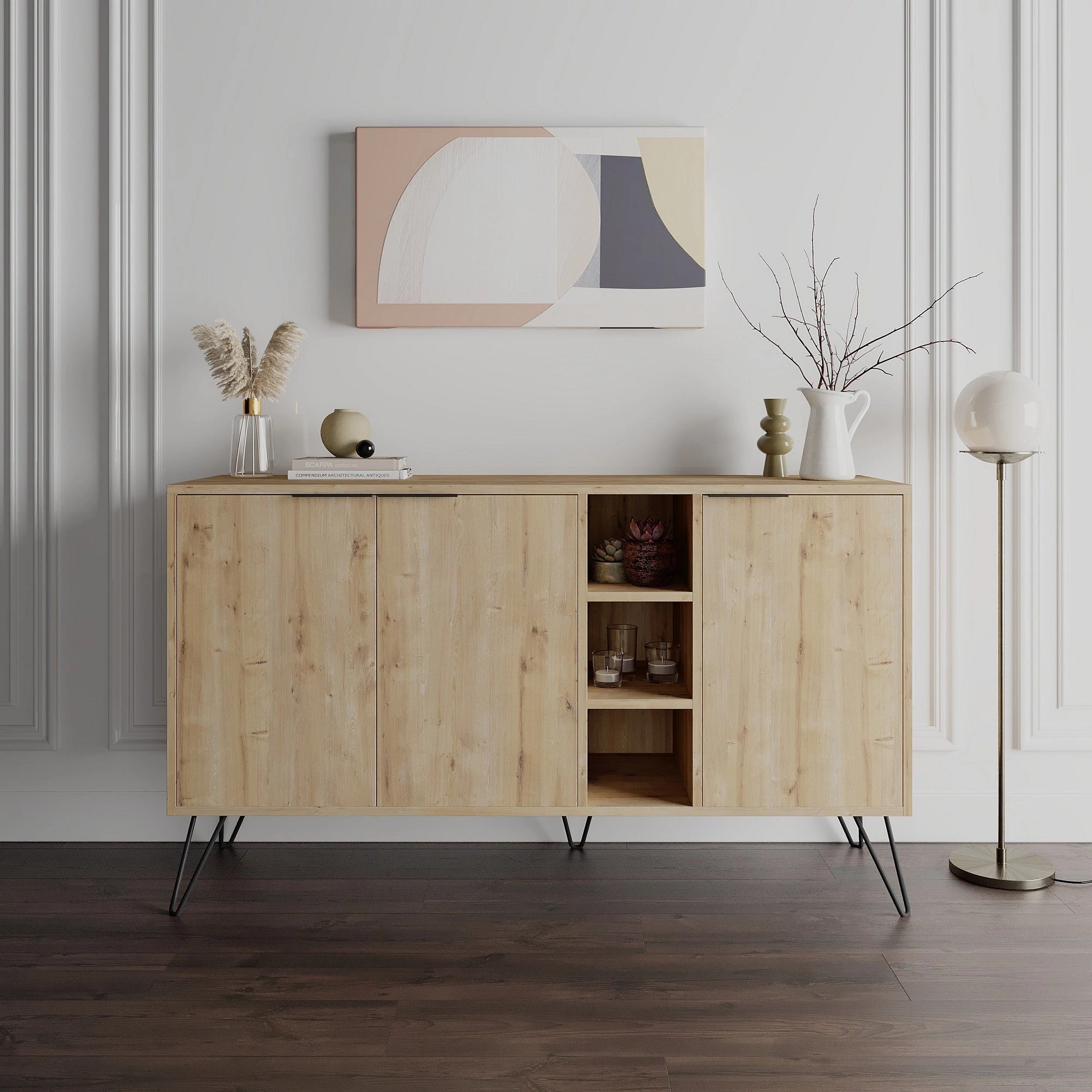 Konzolasztal Clara Console - Oak