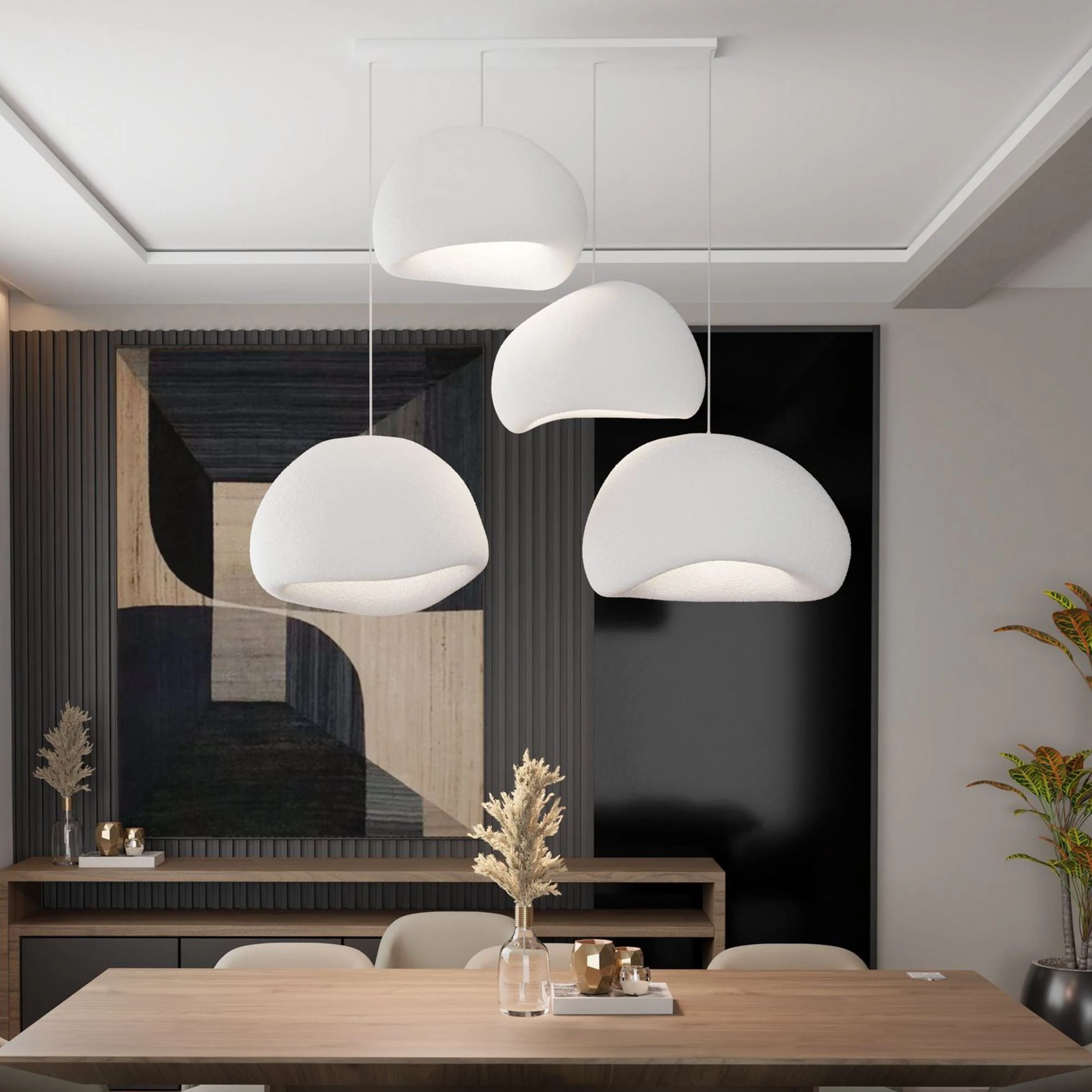 Függőlámpa - Wabi Sabi Yugen Lights - Fehér