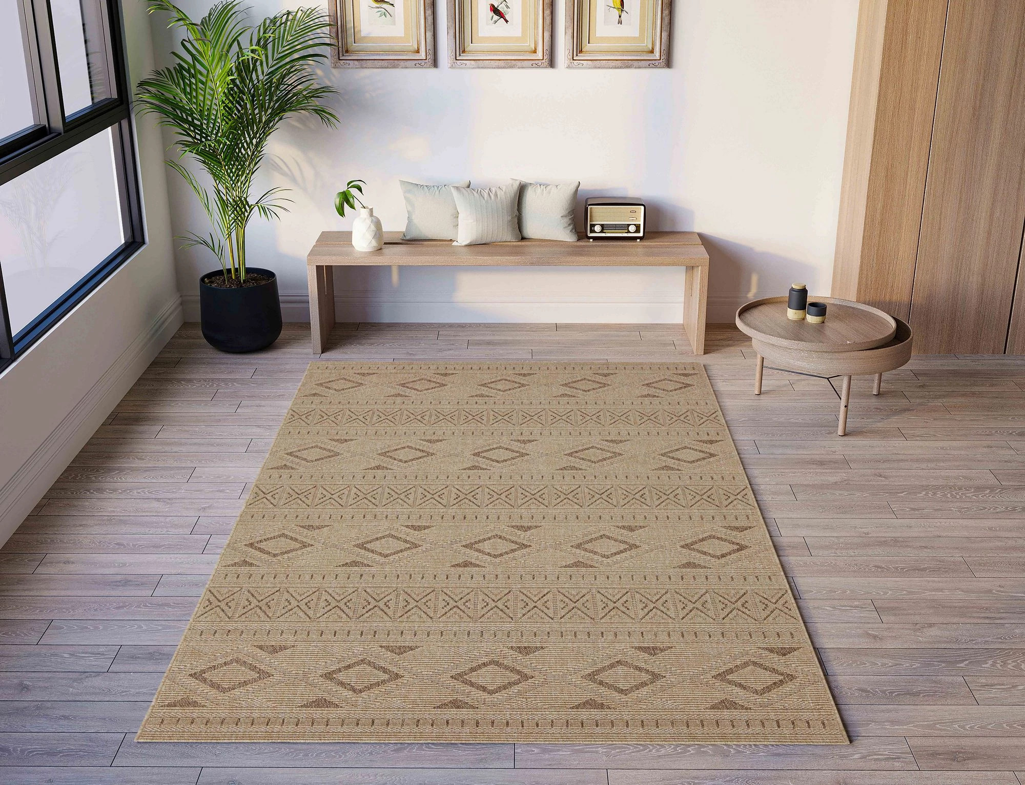 Szőnyeg (100 x 300), Aselya - Beige