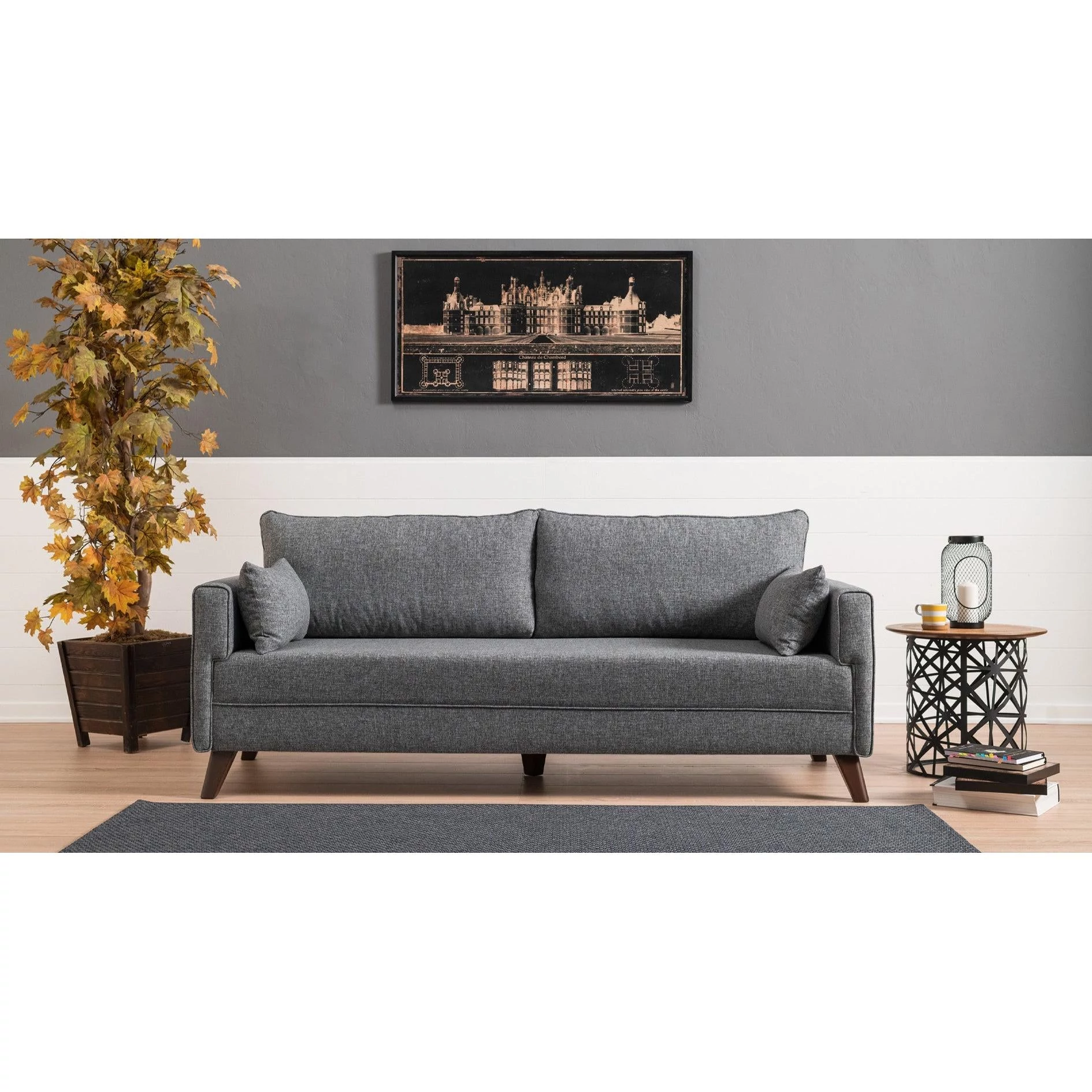3 személyes kanapé Bella Sofa For 3 Pr - Szürke