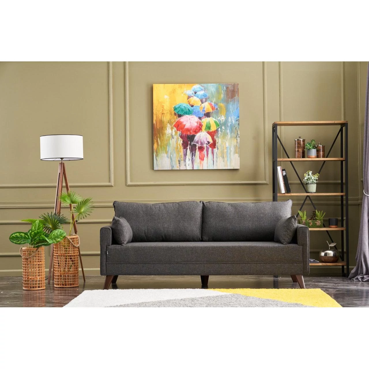 3 személyes kanapé Bella Sofa For 3 Pr - Antracit