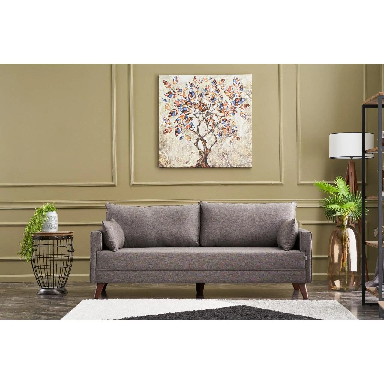 3 személyes kanapé Bella Sofa For 3 Pr - Barna