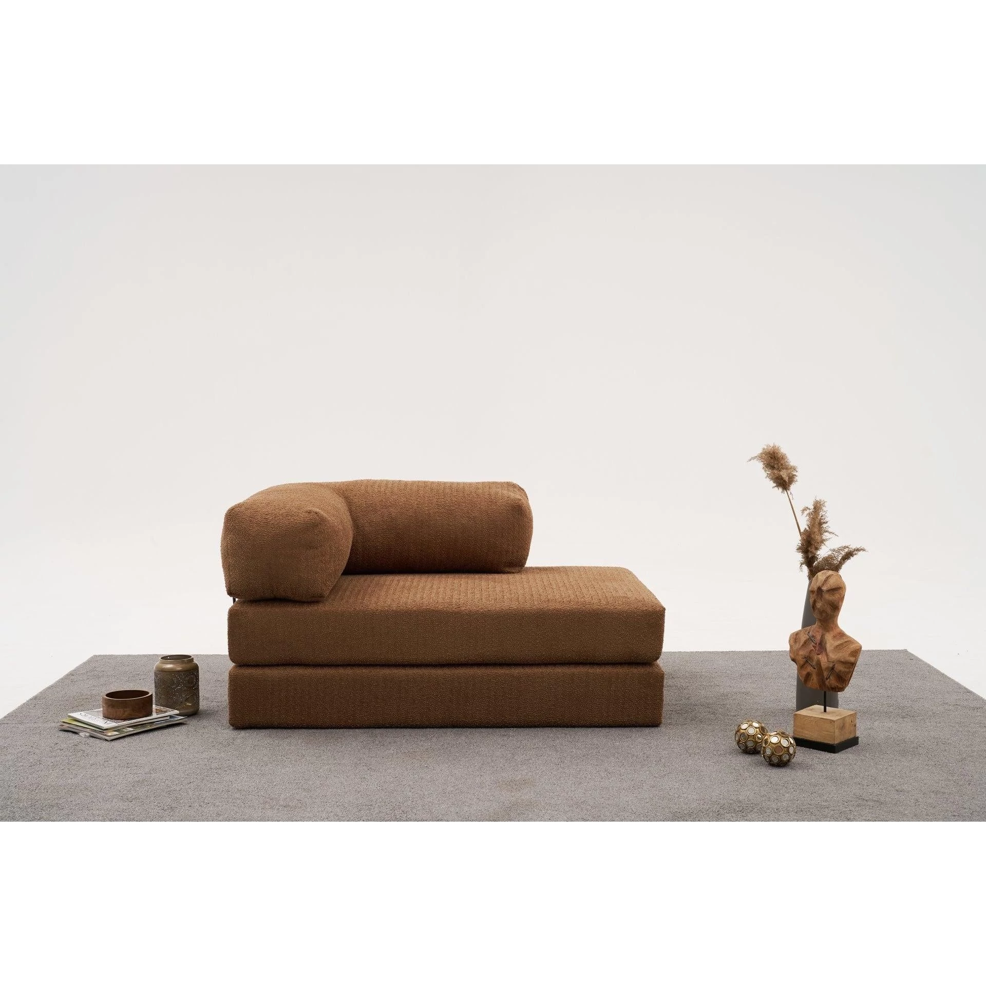Kétszemélyes kanapé Comfort - Barna v2