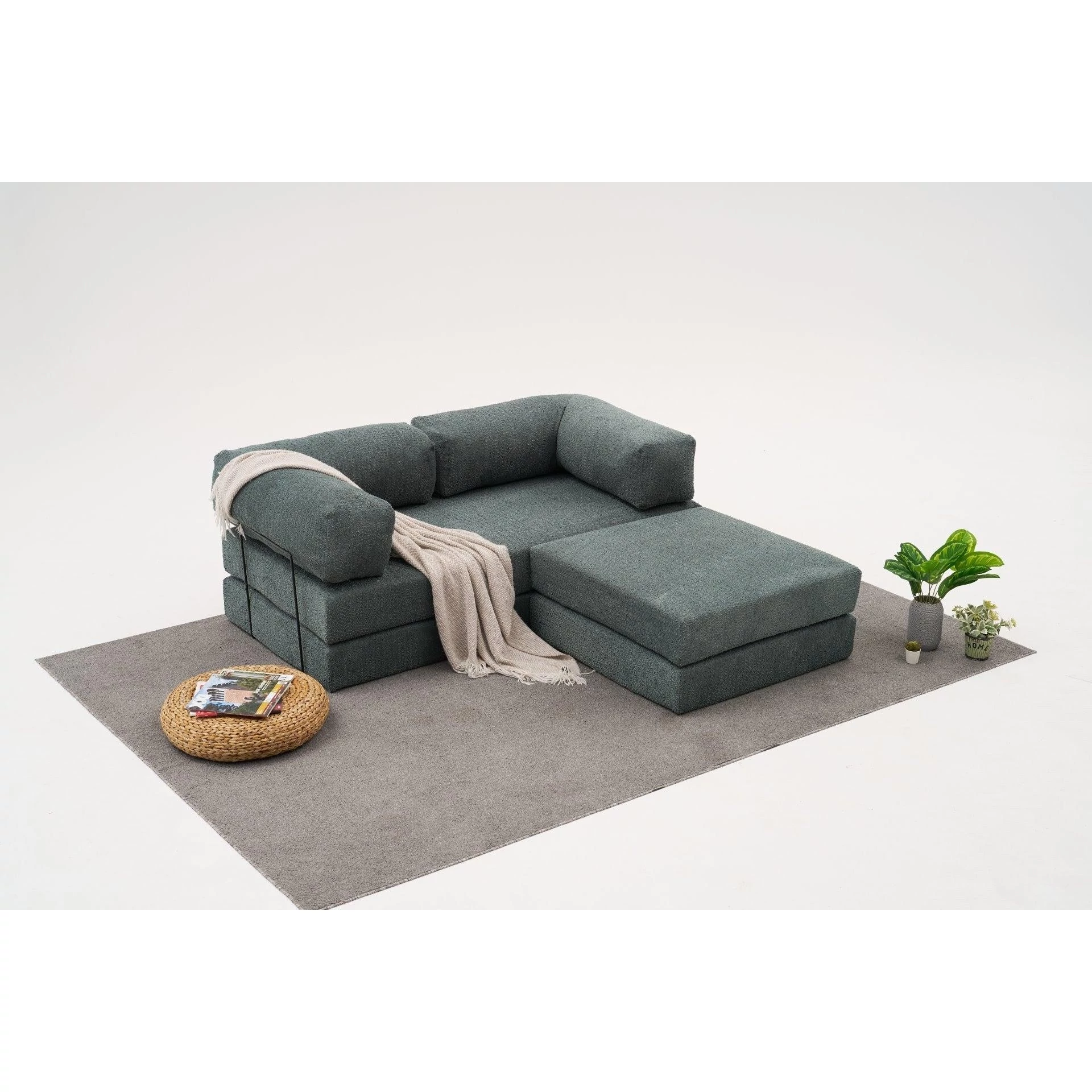 Sarokkanapé Comfort Mini - Zöld