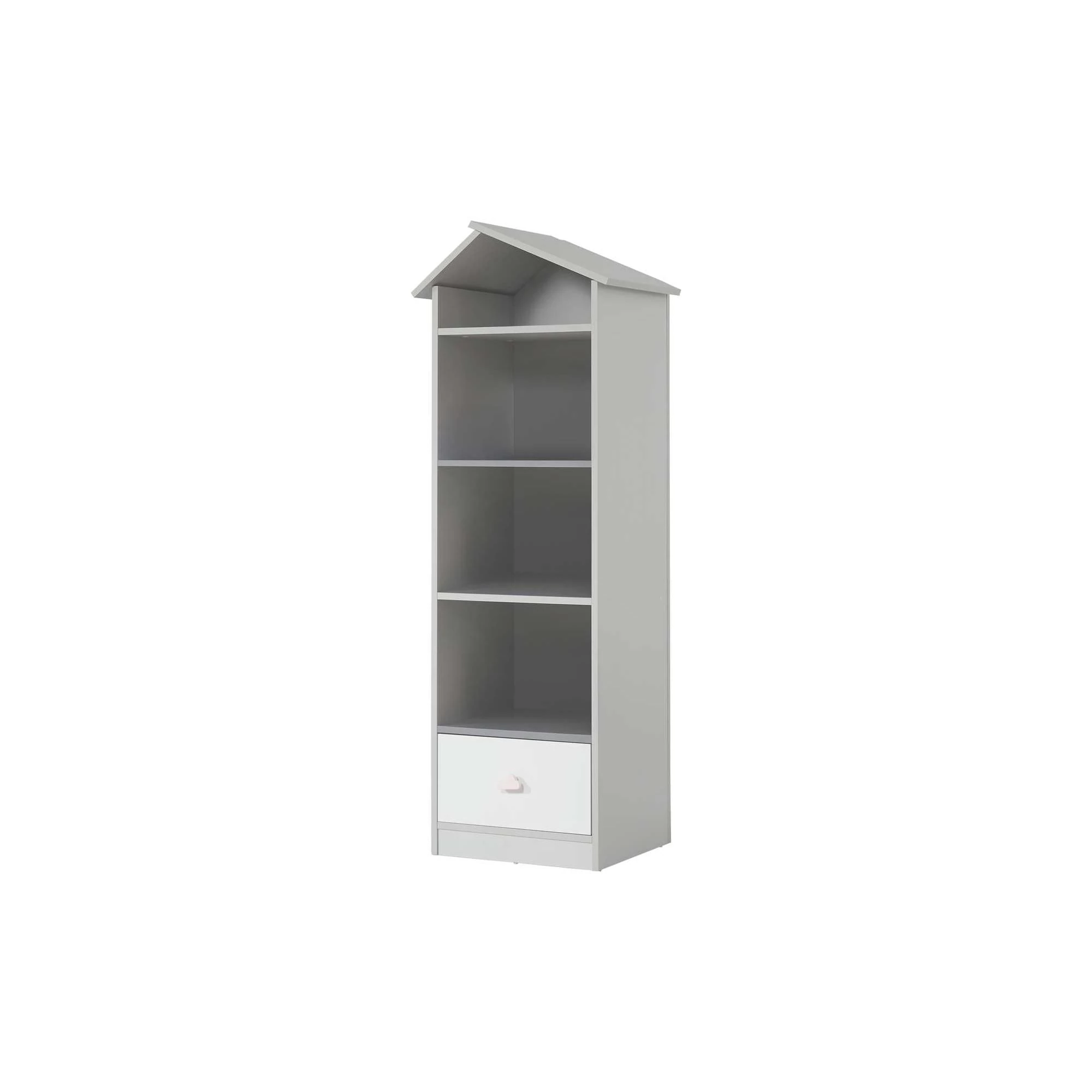 Könyvespolc Ayder - Grey